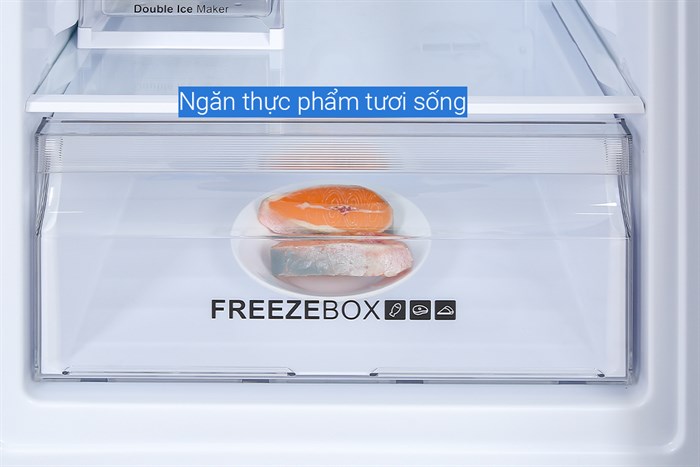 Tủ lạnh Aqua Inverter 320 lít AQR-B399MA(WHB) Màu Xám đậm