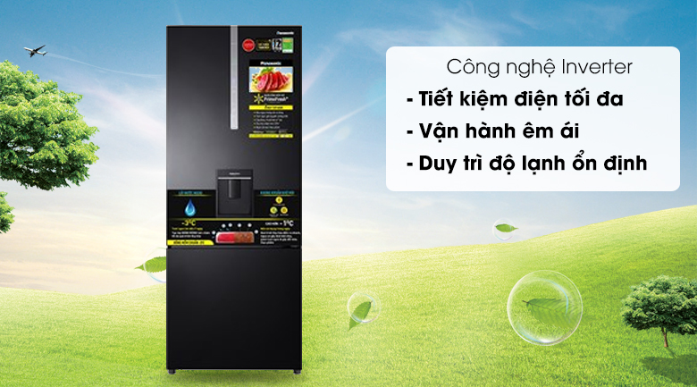 Tủ lạnh Panasonic Inverter 417 lít NR-BX471GPKV - Công nghệ Inverter Tủ lạnh Panasonic Inverter 417 lít NR-BX471GPKV - Công nghệ Inverter