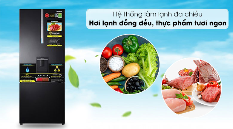 Tủ lạnh Panasonic Inverter 417 lít NR-BX471GPKV - Công nghệ Panorama Tủ lạnh Panasonic Inverter 417 lít NR-BX471GPKV - Công nghệ Panorama