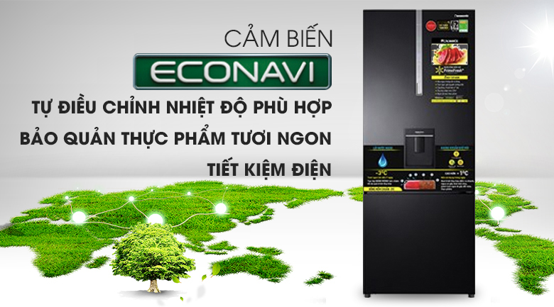 Tủ lạnh Panasonic Inverter 417 lít NR-BX471GPKV - Econavi Tủ lạnh Panasonic Inverter 417 lít NR-BX471GPKV - Econavi