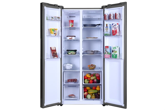 Tủ lạnh Aqua Inverter 480 lít AQR-S480XA(SG) Màu Bạc