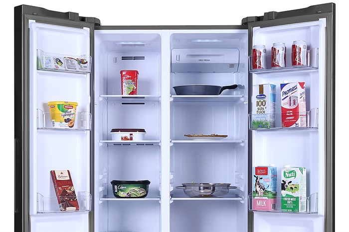 Tủ lạnh Aqua Inverter 480 lít AQR-S480XA(SG) Màu Bạc