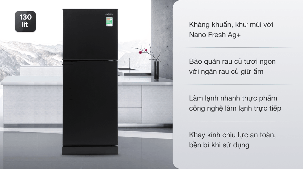 Tủ lạnh Aqua 130 lít AQR-T150FA(BS) - 9