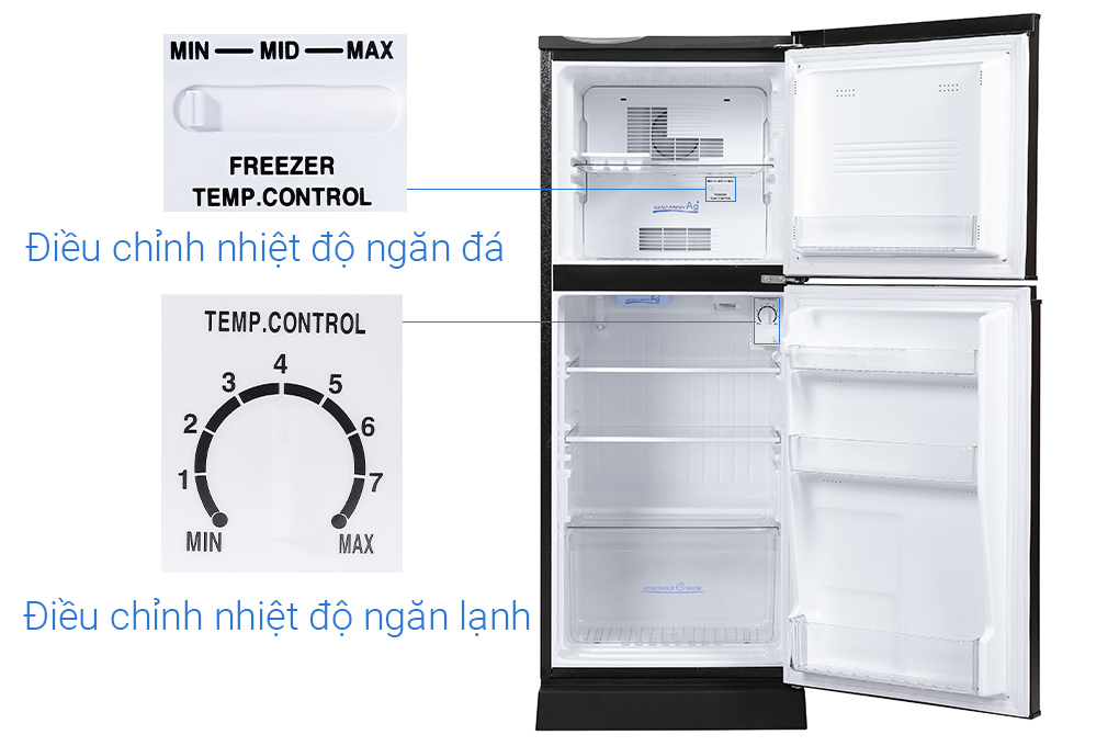 Tủ lạnh Aqua 130 lít AQR-T150FA(BS) giá rẻ