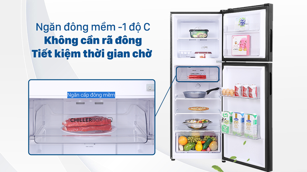 Tủ lạnh Aqua Inverter 211 lít AQR-T238FA(FB) - 11