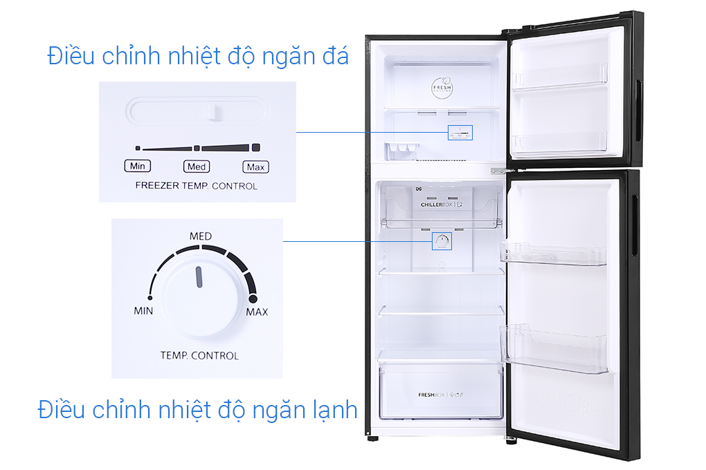 Bán tủ lạnh Aqua Inverter 211 lít AQR-T238FA(FB)