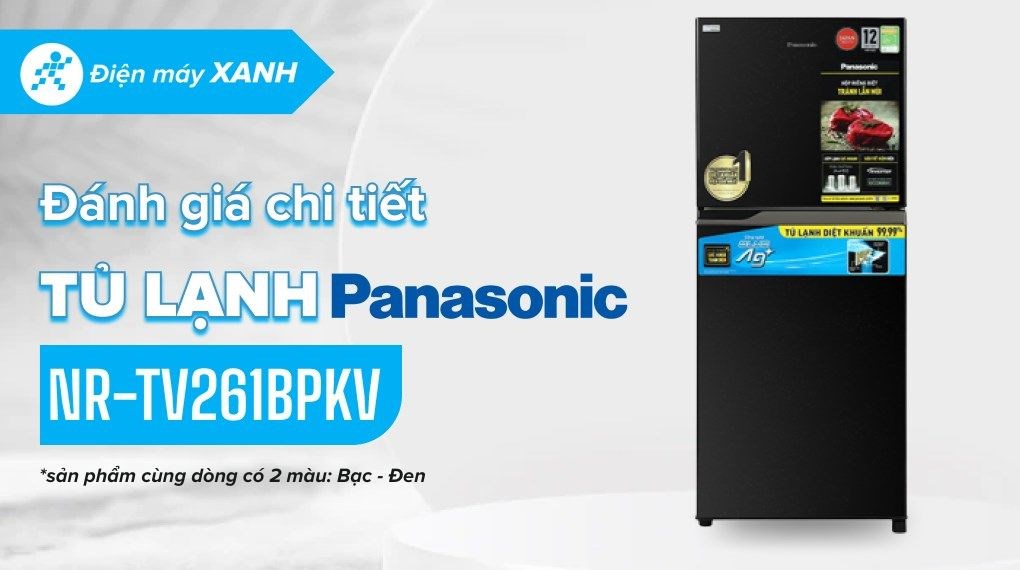 Tủ lạnh Panasonic Inverter 234 lít NR-TV261APSV