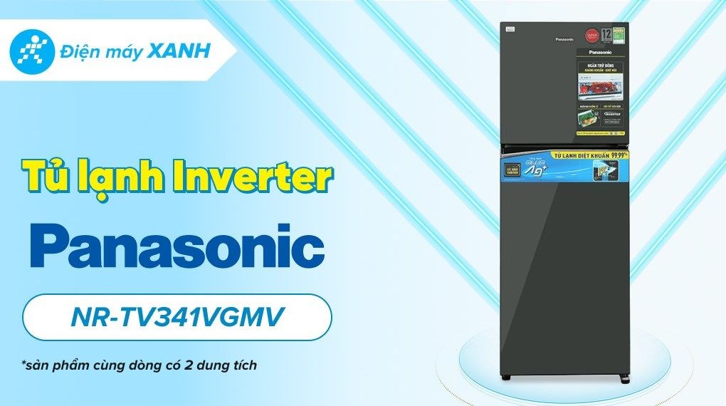 Tủ lạnh Panasonic Inverter 306 lít NR-TV341VGMV