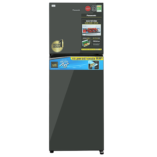 Tủ lạnh Panasonic Inverter 306 lít NR-TV341VGMV-Kháng khuẩn, loại bỏ mùi hôi hiệu quả nhờ công nghệ Ag Clean với tinh thể bạc Ag+