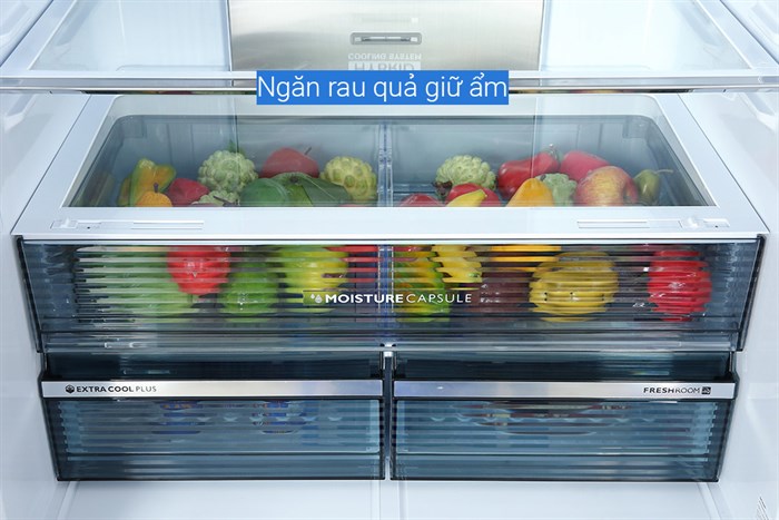 Tủ lạnh Sharp Inverter 572 lít Multi Door SJ-FX640V-SL Màu Bạc