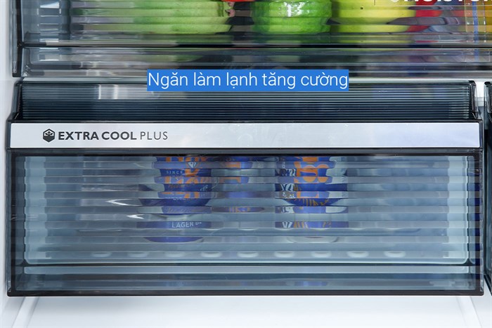 Tủ lạnh Sharp Inverter 572 lít Multi Door SJ-FX640V-SL Màu Bạc