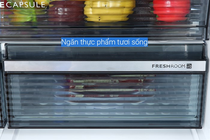 Tủ lạnh Sharp Inverter 572 lít Multi Door SJ-FX640V-SL Màu Bạc