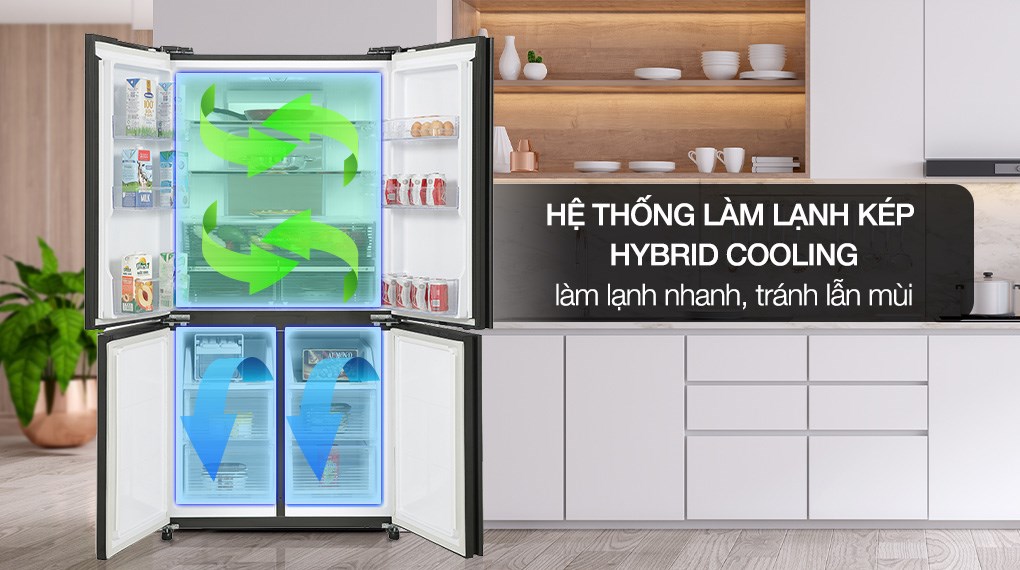 Tủ lạnh Sharp Inverter 572 lít Multi Door SJ-FXP640VG-BK