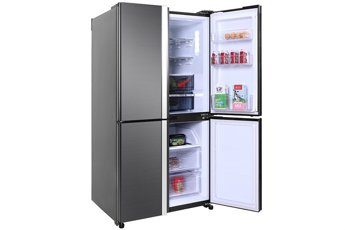 Tủ lạnh Sharp Inverter 525 lít SJ-FX600V-SL Màu Bạc