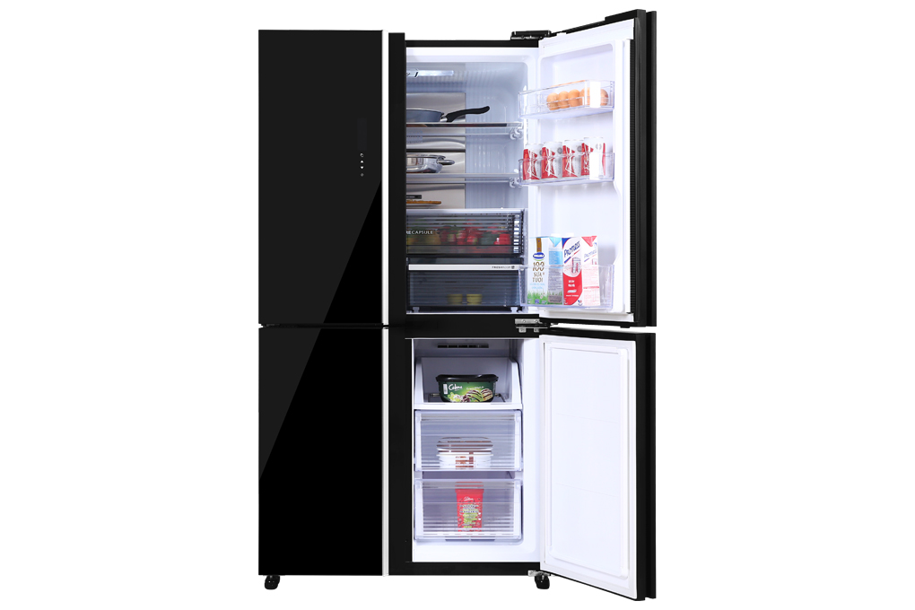 Siêu thị tủ lạnh Sharp Inverter 525 lít SJ-FXP600VG-BK