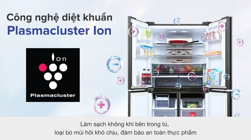 Tủ lạnh Sharp Inverter 525 lít SJ-FXP600VG-MR