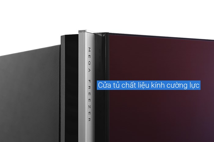 Tủ lạnh Sharp Inverter 520 lít SJ-XP570PG-MR Màu Đen - Đỏ
