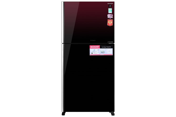 Tủ lạnh Sharp Inverter 520 lít SJ-XP570PG-MR Màu Đen - Đỏ