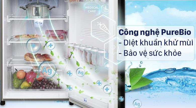 Tủ lạnh Toshiba GR-RT400WE-PMV(06)-MG - Khử mùi hiệu quả