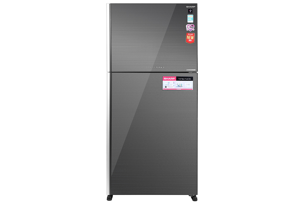 Tủ lạnh Sharp Inverter 604 lít SJ-XP660PG-SL Màu Bạc