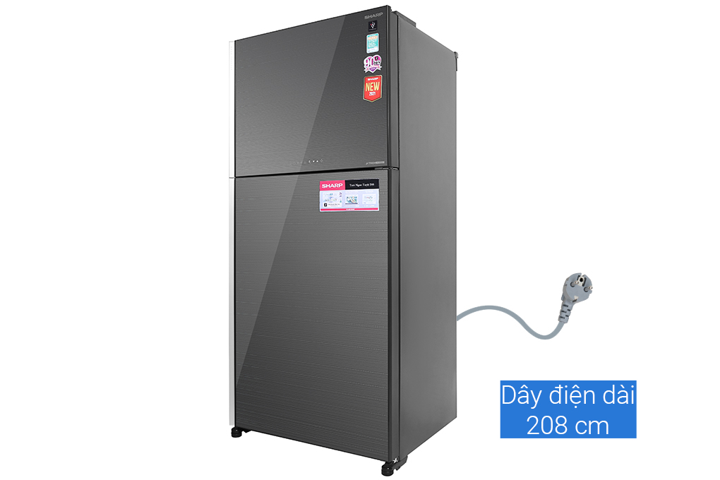 Tủ lạnh Sharp Inverter 604 lít SJ-XP660PG-SL Màu Bạc