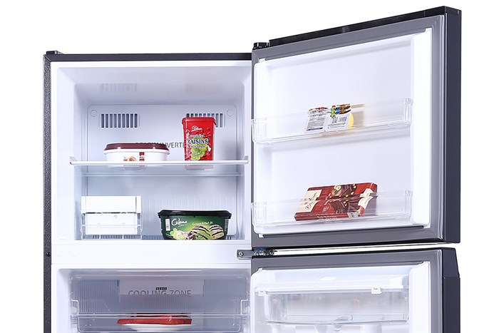 Tủ lạnh Toshiba Inverter 311 lít GR-RT395WE-PMV(06)-MG Màu Đen - Xám