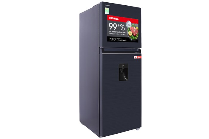 Tủ lạnh Toshiba Inverter 311 lít GR-RT395WE-PMV(06)-MG Màu Đen - Xám