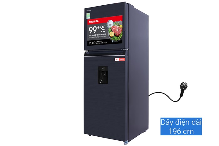Tủ lạnh Toshiba Inverter 311 lít GR-RT395WE-PMV(06)-MG Màu Đen - Xám