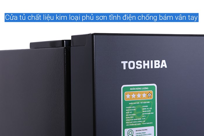 Tủ lạnh Toshiba Inverter 337 lít GR-RT435WE-PMV(06)-MG Màu Đen - Xám