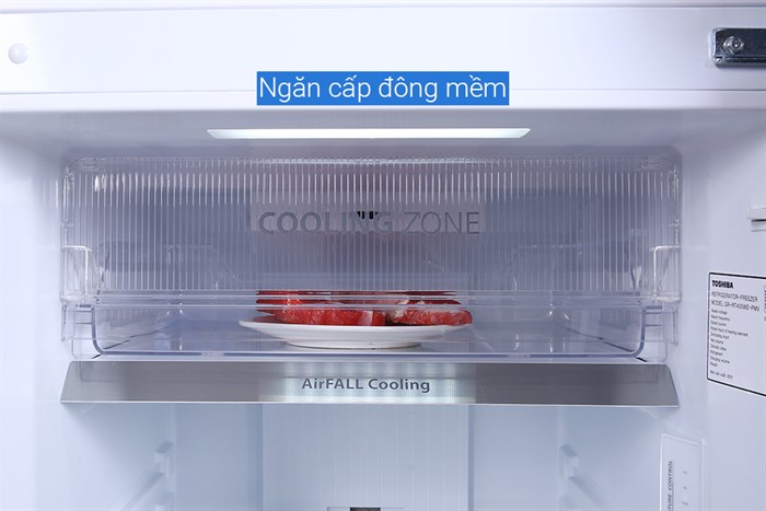 Tủ lạnh Toshiba Inverter 337 lít GR-RT435WE-PMV(06)-MG Màu Đen - Xám