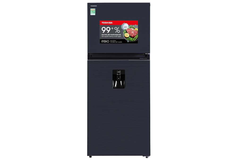 Tủ lạnh Toshiba Inverter 407 lít GR-RT535WE-PMV(06)-MG Màu Đen - Xám