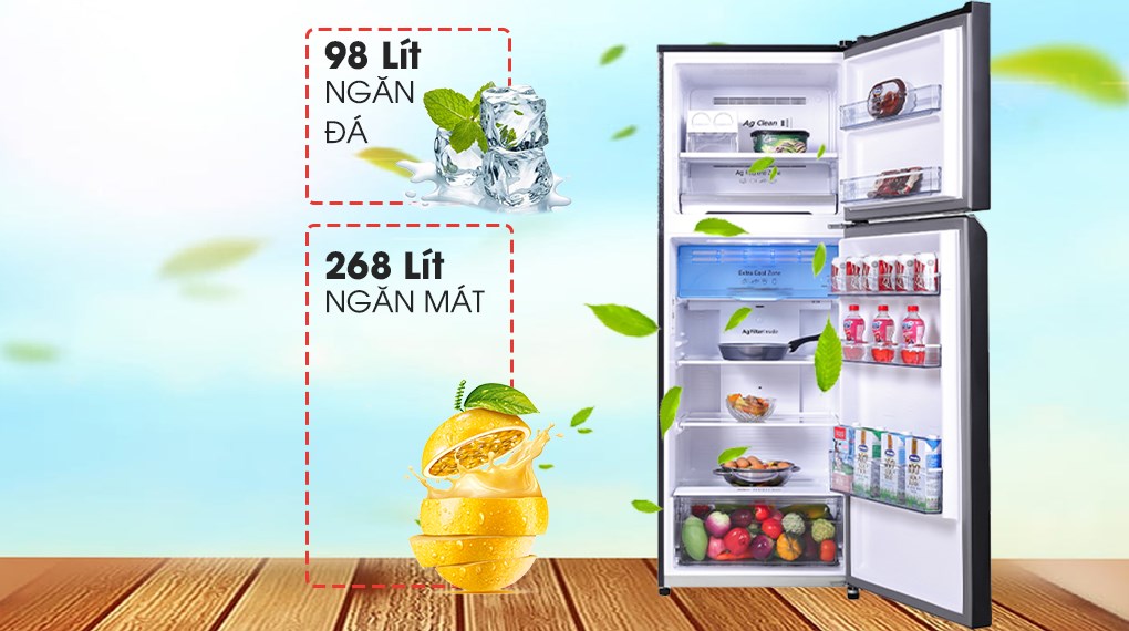 Tủ lạnh Panasonic Inverter 366 lít NR-TL381VGMV - 12