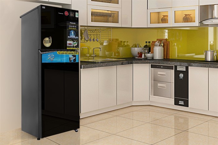 Tủ lạnh Panasonic Inverter 366 lít NR-TL381VGMV Màu Đen