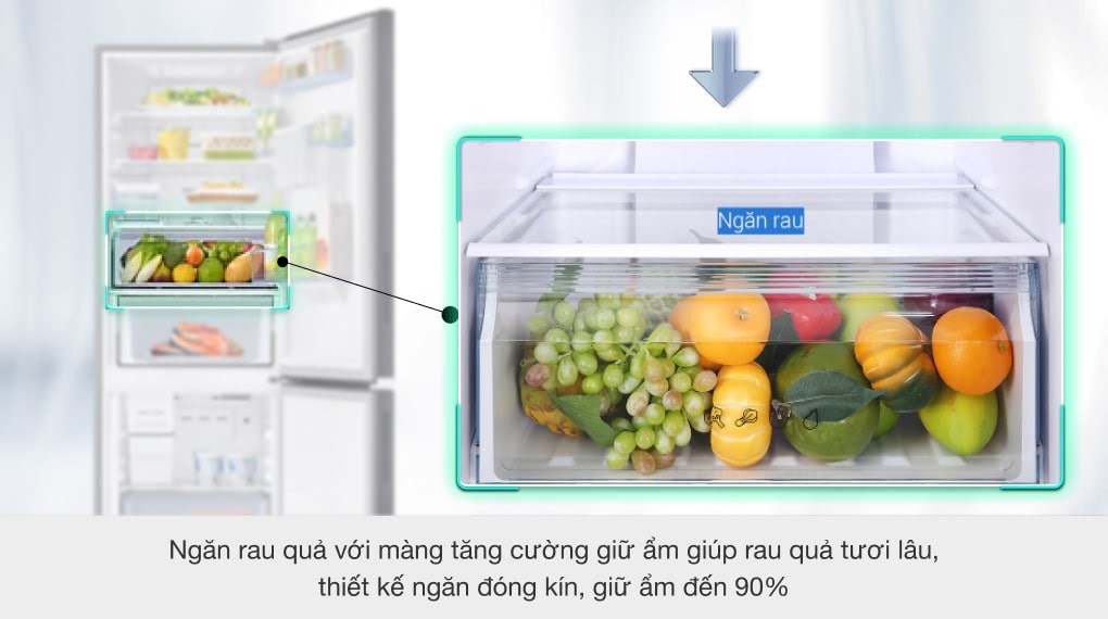 Tủ lạnh Samsung Inverter 307 lít RB30N4190BU/SV - 15