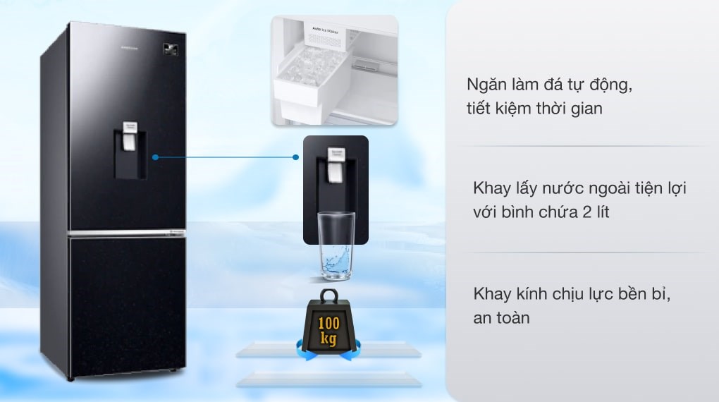 Tủ lạnh Samsung Inverter 307 lít RB30N4190BU/SV - 16