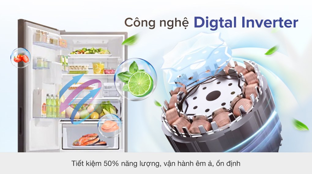 Tủ lạnh Samsung Inverter 307 lít RB30N4190BU/SV - 13