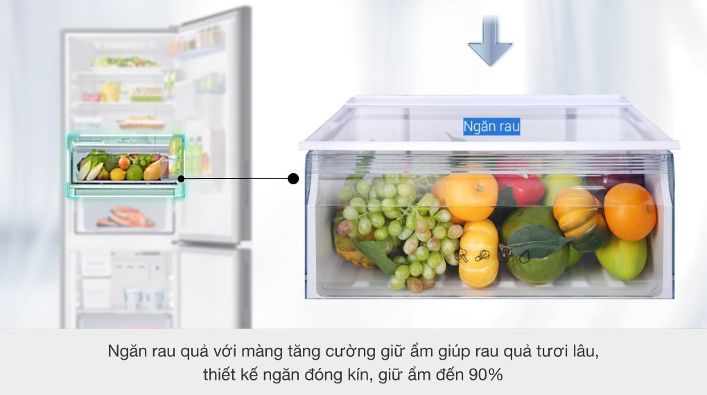 Tủ lạnh Samsung Inverter 307 lít RB30N4190BU/SV - 10