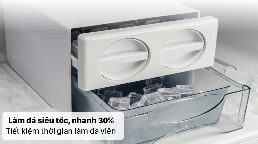 Tủ lạnh Panasonic Inverter 326 lít NR-TL351VGMV - làm đá nhanh