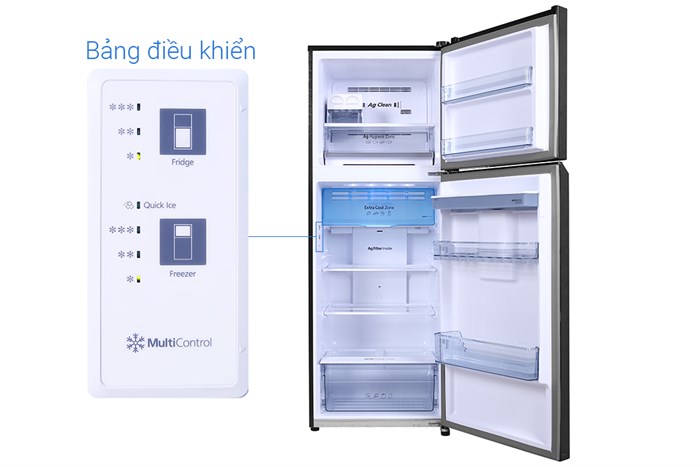 Tủ lạnh Panasonic Inverter 366 lít NR-TL381GPKV Màu Đen