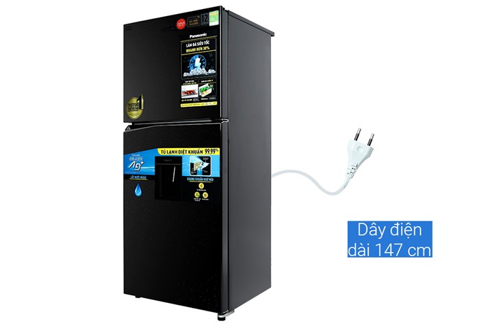 Tủ lạnh Panasonic Inverter 326 lít NR-TL351GPKV Màu Đen