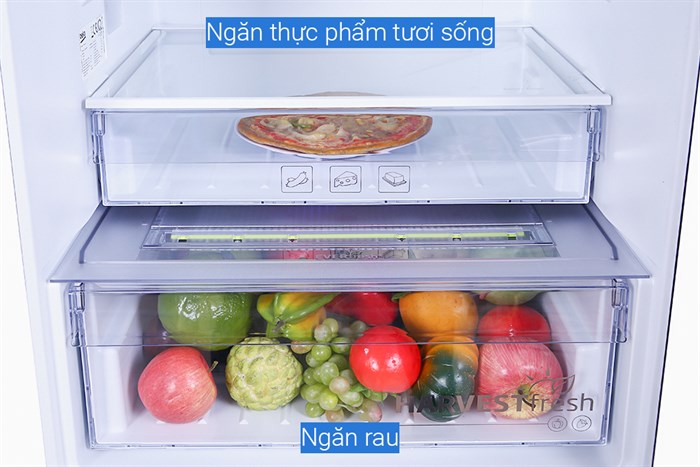 Tủ lạnh Beko Inverter 323 lít RCNT340I50VZK Màu Xám đậm