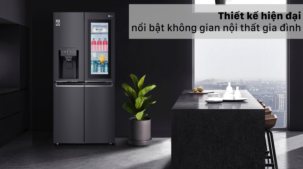 Tủ lạnh LG Inverter 496 lít GR-X22MB - Thiết kế cao cấp, hiện đại