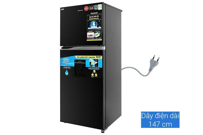 Tủ lạnh Panasonic Inverter 405 lít NR-TX461GPKV Màu Đen