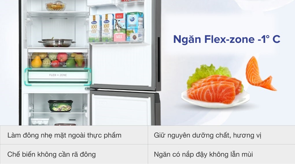 Tủ lạnh Toshiba Inverter 325 lít GR-RB410WE-PMV(37)-SG