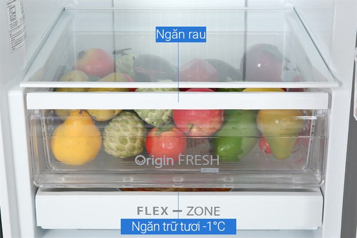 Tủ lạnh Toshiba Inverter 325 lít GR-RB410WE-PMV(37)-SG Màu Xám