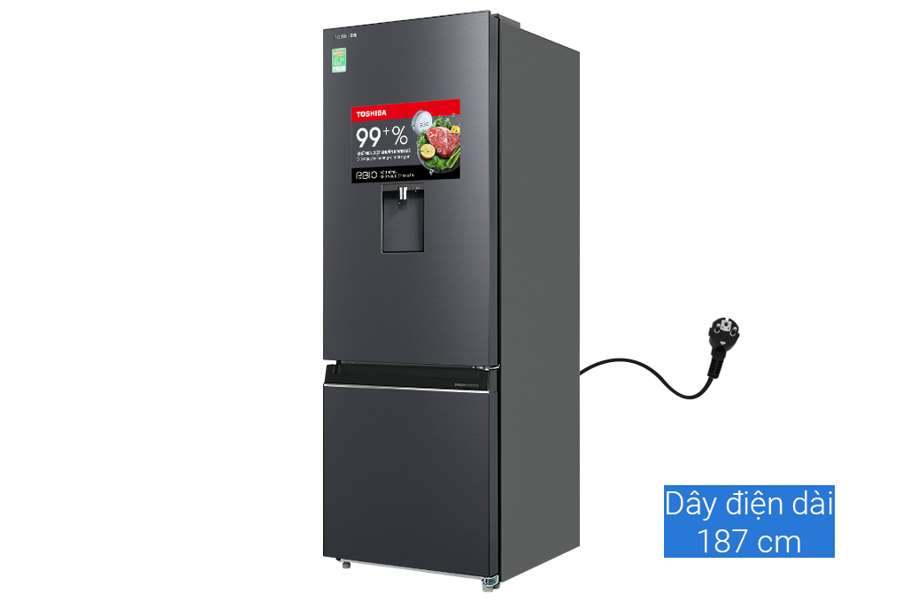 Tủ lạnh Toshiba Inverter 322 lít GR-RB405WE-PMV(06)-MG Màu Xám