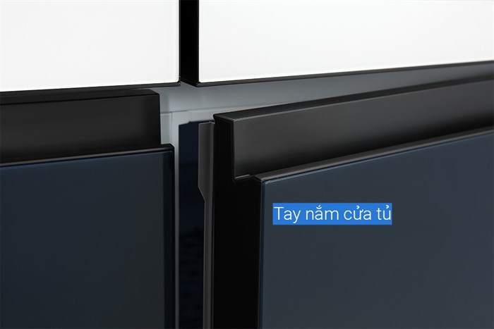 Tủ lạnh Samsung Inverter 599 lít Multi Door Bespoke RF60A91R177/SV Màu Trắng - Xanh