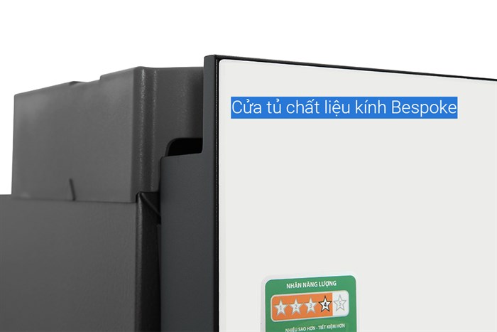 Tủ lạnh Samsung Inverter 599 lít Multi Door Bespoke RF60A91R177/SV Màu Trắng - Xanh