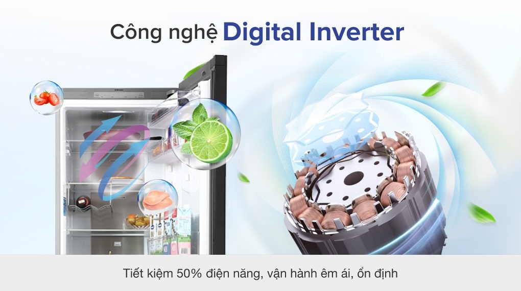 Tủ lạnh Samsung Inverter 339 lít RB33T307055/SV