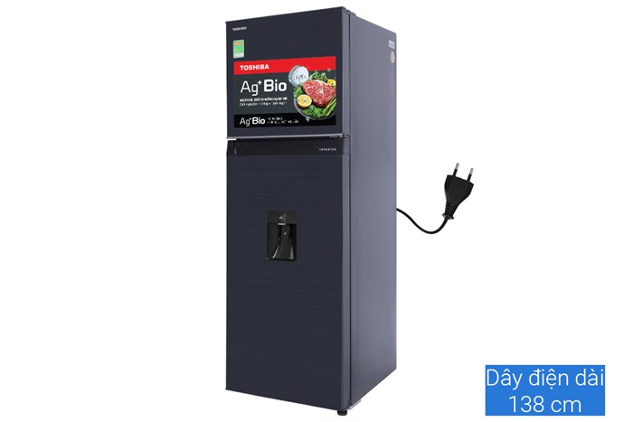 Tủ lạnh Toshiba Inverter 249 lít GR-RT325WE-PMV(06)-MG Màu Đen - Xám